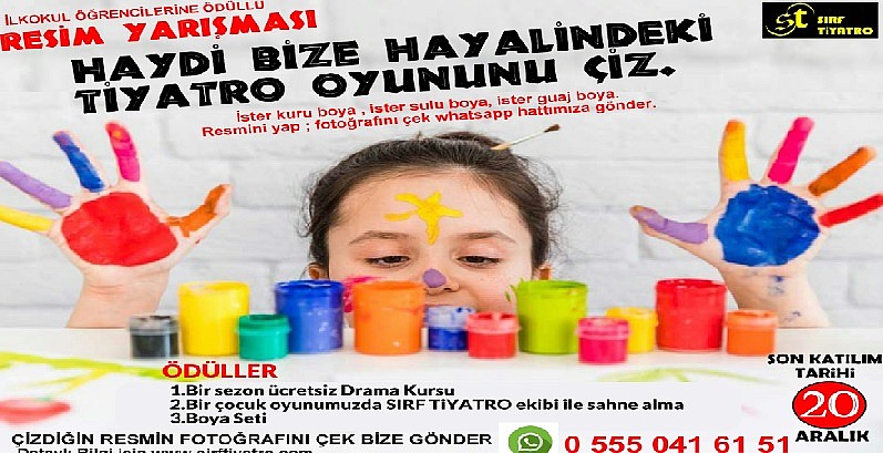 SIRF TİYATRO ÖDÜLLÜ RESİM YARIŞMASI