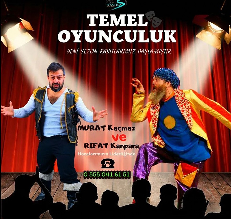 Temel Oyunculuk Kurs Kayıtlarımız Başladı