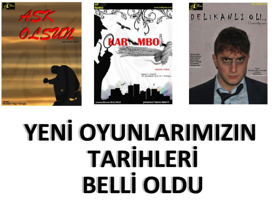 Yeni Oyunlarımızın tarihleri Belli Oldu